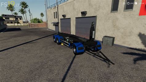 3 Axle Hooklift Trailer V 10 Fs19 Mods Farming Simulator 19 Mods