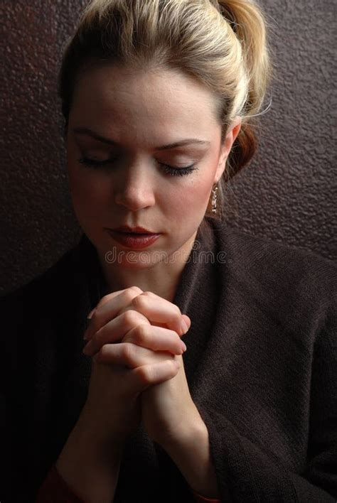 Woman Praying Stock Image Image Of Person Hope Believe 4348503