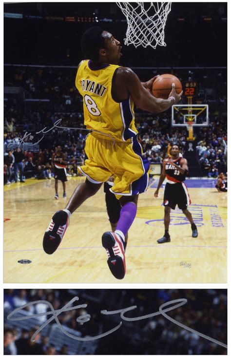 Lot Detail Kobe Bryant Signed 16 X 20 Limited Edition Photo Of