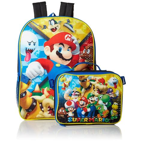 Nintendo Backpack Super Mario Teamgroup Wlunch Bag New 417979