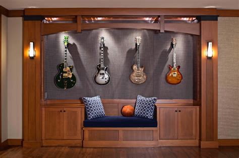 Man Cave — Menter Byrne Architects Guitar Room Home Music Rooms