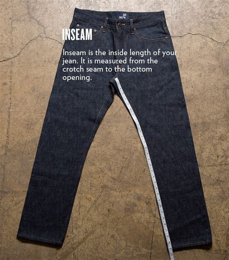 Mark inseam measurements without using a measuring tape. Inseam on Jeans - Denim Fever