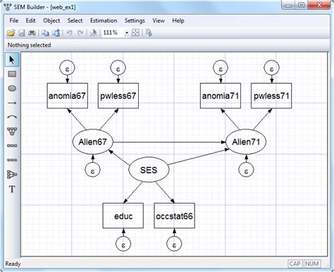 ## ## lhs op rhs mi epc sepc.lv sepc.all sepc.nox ## 12 dage ~~ dage 0.000 0.000 combining measurement and structure: Structural equation modeling (SEM) | Stata