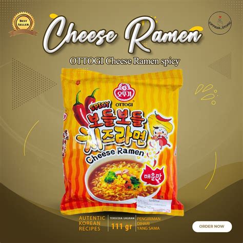 Ottogi Cheese Ramen Korea 보들보들 치즈라면 Lazada Indonesia