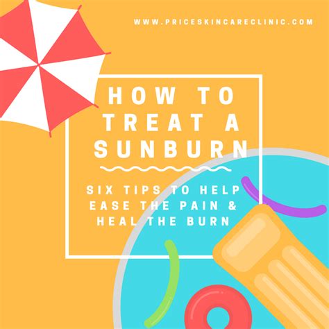 How To Treat A Sunburn Price Skin Care