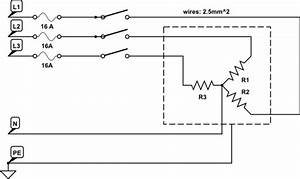 3 Phase Heating Element Wiring Diagram Schematic