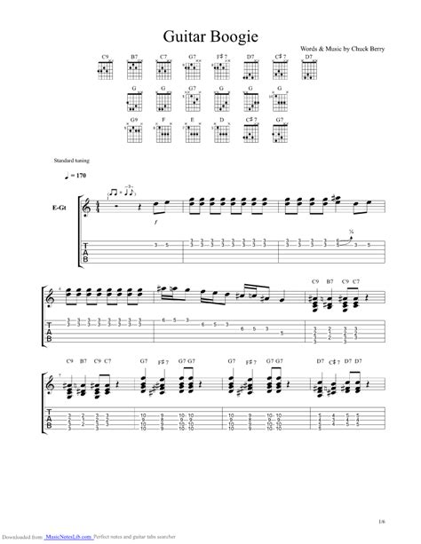 Guitar Boogie Guitar Pro Tab By Chuck Berry