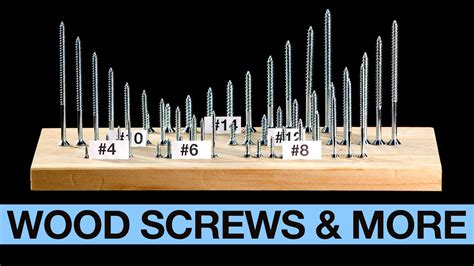 Wood Screw Sizes Explained A Beginners Guide Youtube