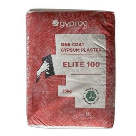 25kg One Cost Gypsum Plaster Elite 100 Pp Bag At Rs 325bag In