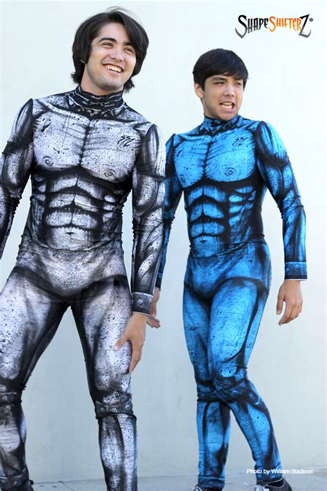 Printed Buff Superhero Costume Workout Outfits Boing Boing