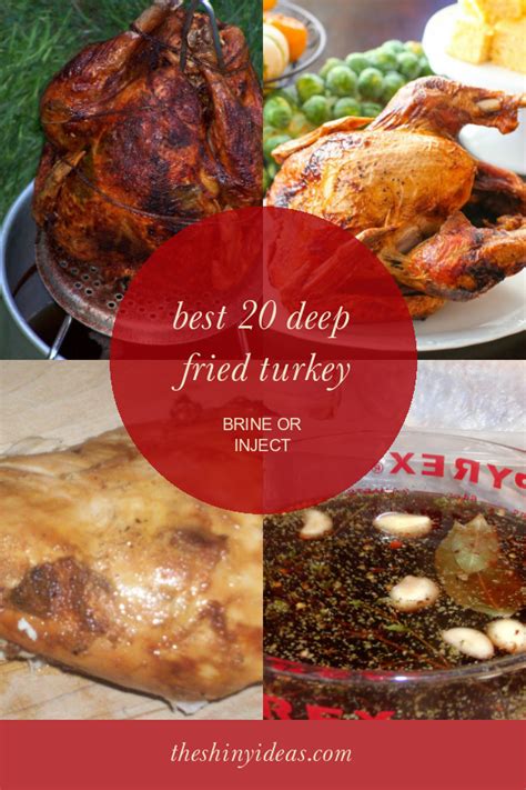 Homemade deep fried turkey injection recipe is super easy and only takes 5 minutes. Best 20 Deep Fried Turkey Brine or Inject - Home, Family, Style and Art Ideas