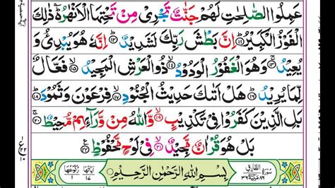 Surah Al Burūj Is The Eighty Fifth Chapter Of The Quran With 22 Verses