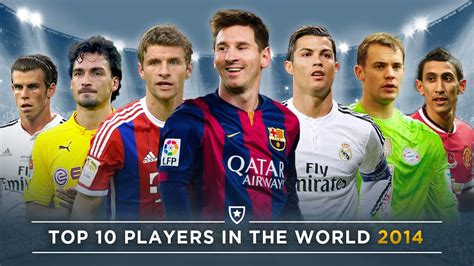 Top 10 Players In The World 2015 Ronaldo Messi Müller Di María