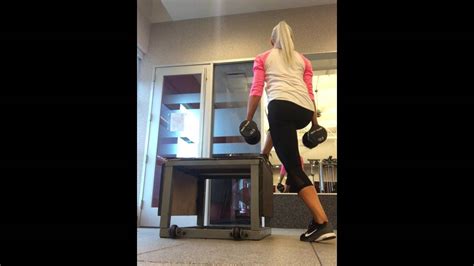 Elevated Side Step Up Into Curtsy Lunge Legs Glutes Youtube