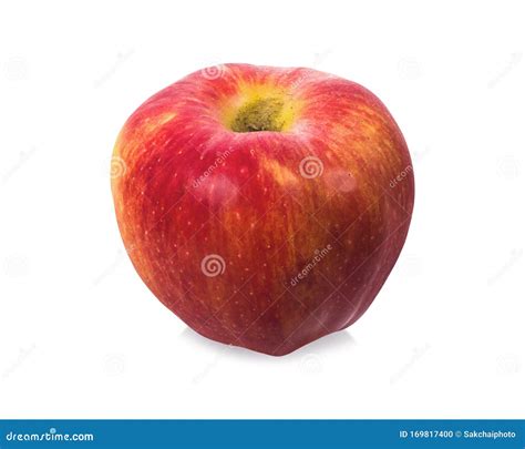 Red Apple Isolated On White Background Clipping Path Stock Photo