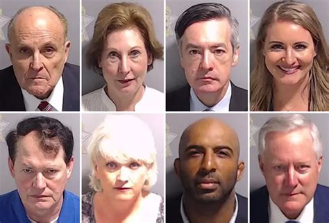 full list of donald trump co defendant mugshots released by police cnn usa