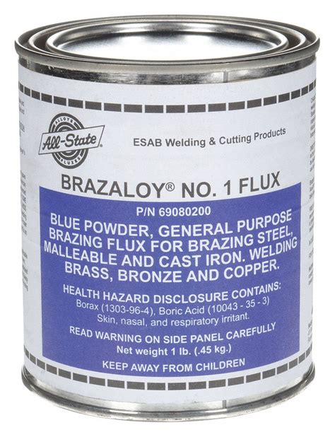 All State Brazing Flux 1 Lb Can Powder Fb3 F All State Brazaloy 1