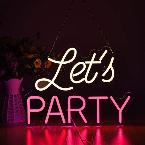 Lets Party Led Neon Sign Liuyang Lamps