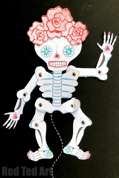 Kids Crafts 25 Skeleton Themed Halloween Crafts For Toddlers