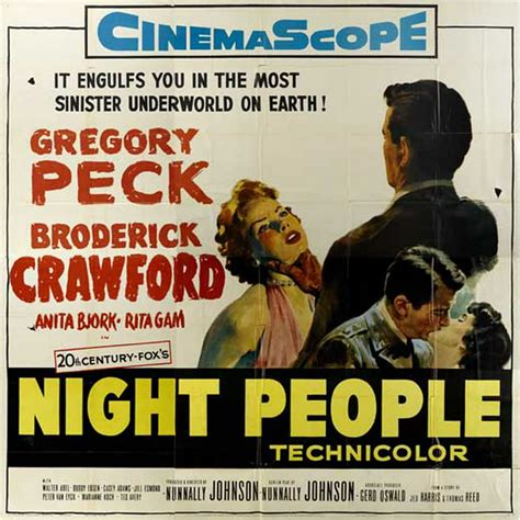 Night People Movie Poster Style A 30 X 30 1954
