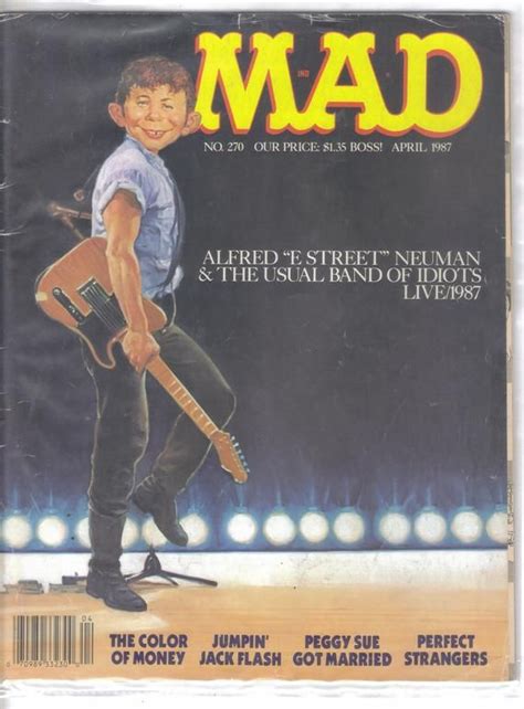 Mad Magazine No270 April 1987 Etsy Mad Magazine Mad Music Book