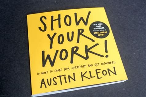 Write a this allows you to do the following: Book Review: Show Your Work!: 10 Ways to Share Your ...