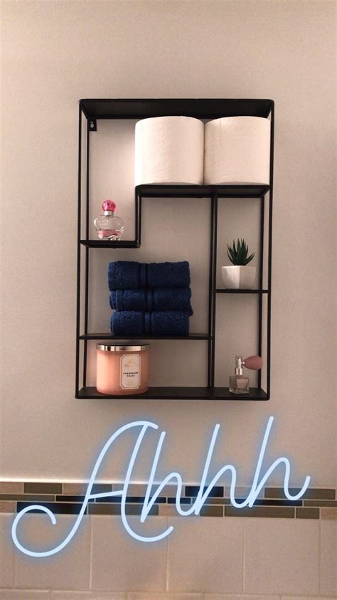 Where jysk products and everyday people collide for an explosion of personality and style! Love my new bathroom shelves | Shelves, Floating shelves ...