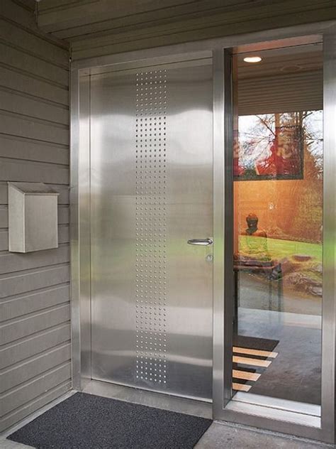 Mail receptacles can also be purchased as accessories. Steel doors - The advantages of modern front doors for ...