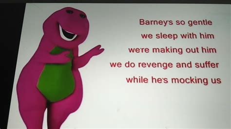 Creepy Barney Theme Song Youtube
