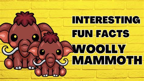 Interesting Fun Facts About Woolly Mammoth Amazing Factsfun Facts