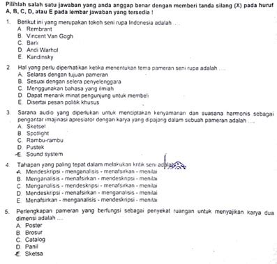 Savesave laporan pt.gistex textile division.pdf for later. Contoh Soal Ujian Sekolah Bahasa Indonesia Sma - Barisan ...