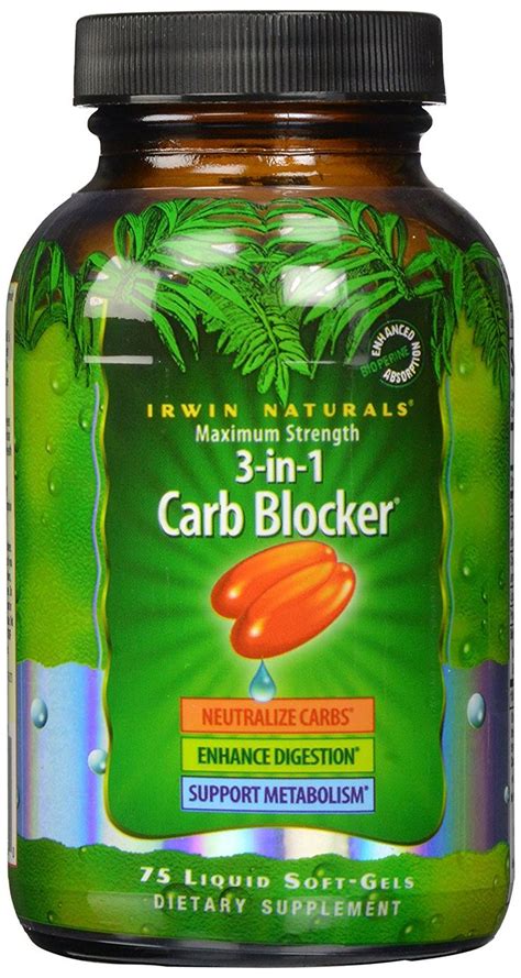 Irwin Naturals Max Strength Phase Ii Carb Blocker Softgels 75 Ct You