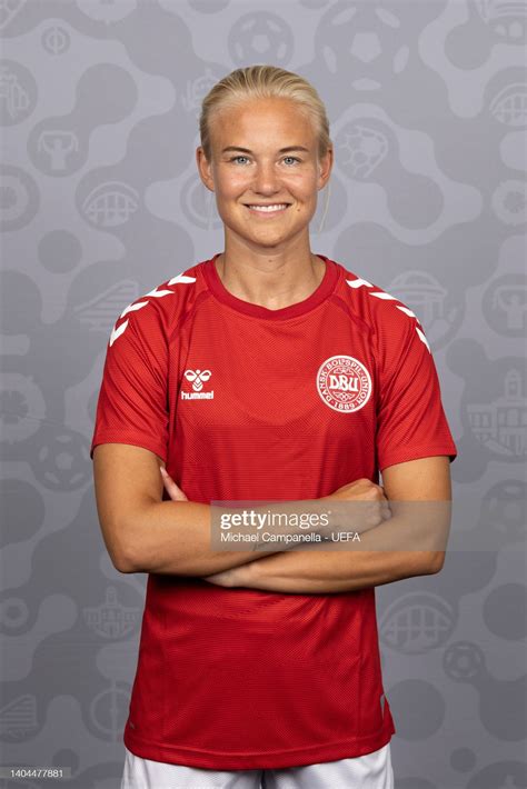 Pernille Harder Of Denmark Poses For A Portrait During The Official