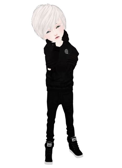 Xxd4rkc00ki3r34p3rxx Imvu — Albino Imvu Boy Avi