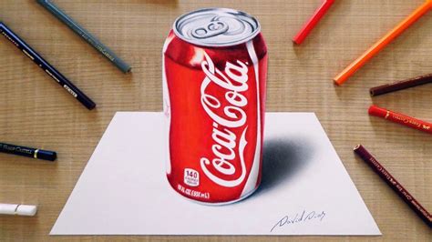 3d Drawing Coca Cola Can Tattoo Blog