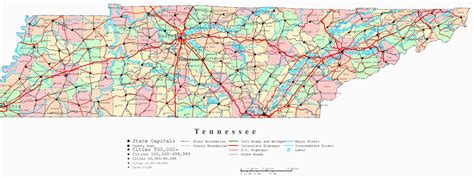 Printable Map Of Tennessee Counties Ruby Printable Map