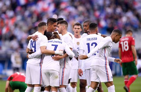 منتخب فرنسا يختتم تحضيراته لـ يورو 2020 بثلاثية ضد بلغاريا ...
