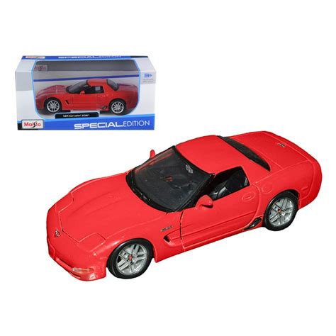 Maisto 124 Scale Chevrolet Corvette C5 Z06 Red Diecast Model Car