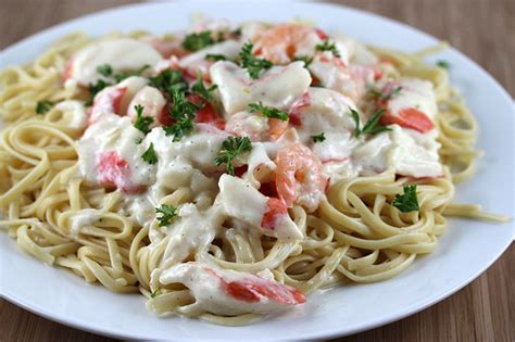 1 1/2 pounds lump crabmeat. Seafood Pasta Recipe - BlogChef