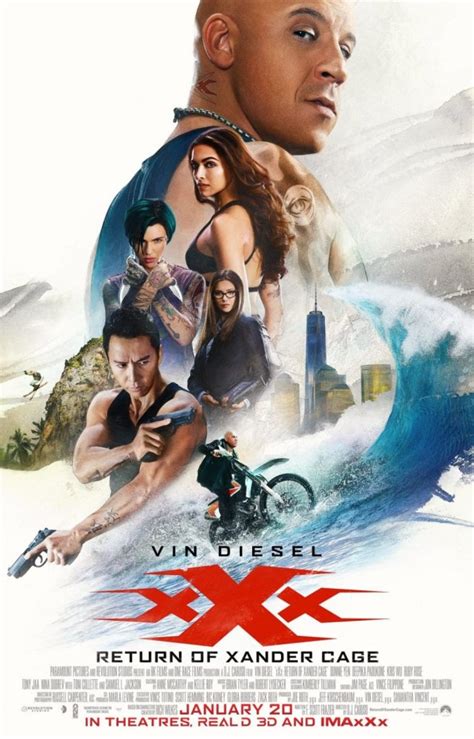 Xxx Il Ritorno Di Xander Cage Vin Diesel E Gli Altri Protagonisti In