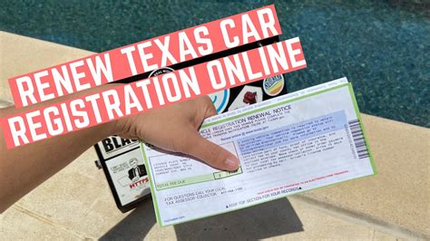 How to Renew Texas Car Registration Online! - YouTube