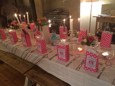 Table Decoration Ideas For Hen Party Table Decoration