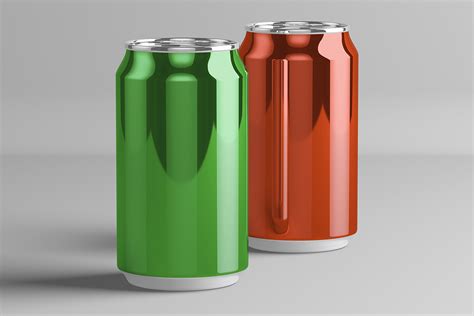 Download Free Soda Can Mock-Up | Mockup World HQ