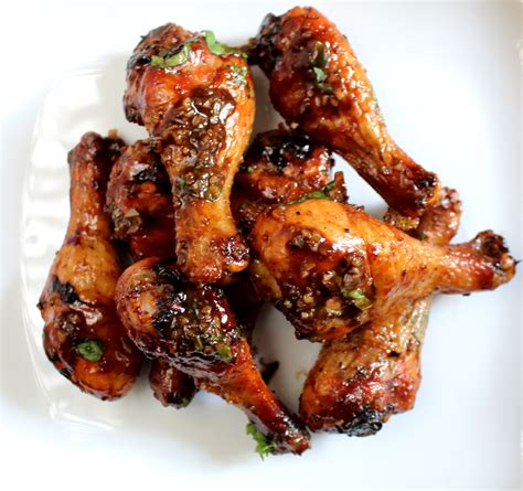 Make plenty because everyone will want seconds! Hickory Smoked Chicken Legs with a Garlic Balsamic Glaze ...