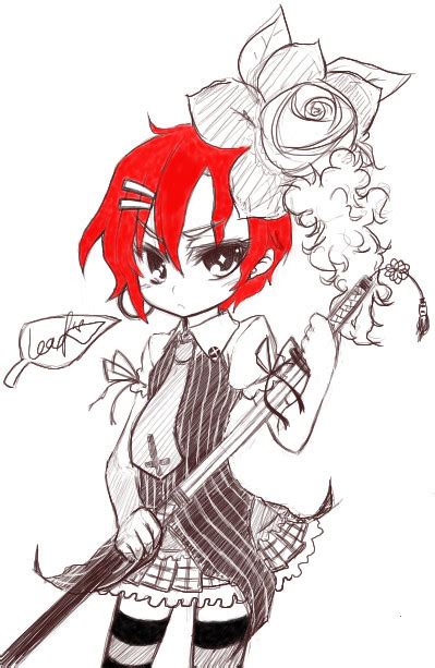 Anime Girl Red Hair By Xiariisix On Deviantart