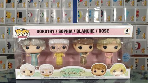 Unboxing The Golden Girls In Robes 4 Pack Special Edition Funko Pop Vinyl Figures Youtube