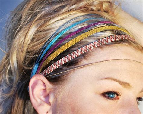 1200 Multicolored Rubbers Headband By Uthahats On Etsy Headband