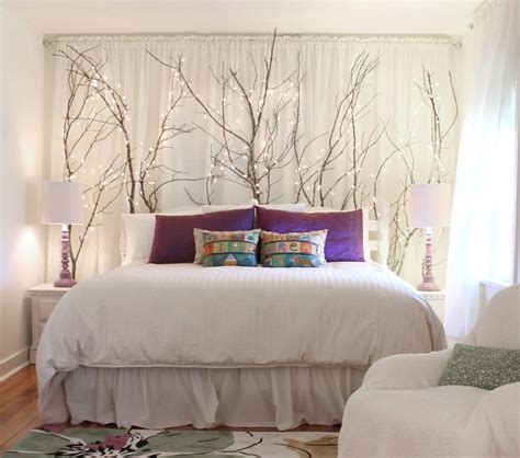 How To Style A Dramatic Bedroom Using Tree Branches Hawk Hill