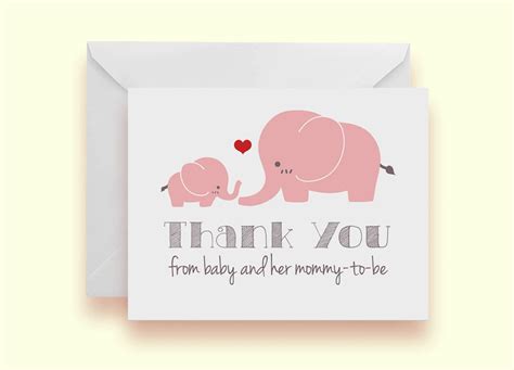 We did not find results for: Buy Handmade Pink Elephant Baby Shower Thank-You Cards - Set Of 10, made to order from Rational ...
