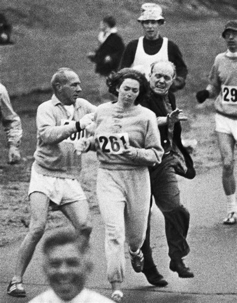 Kathrine Switzer Entered And Completed The The Boston Marathon In Five Years Before Women